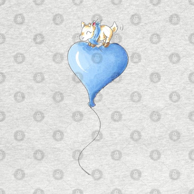 Balloon Ride (Baby Boy) by KristenOKeefeArt